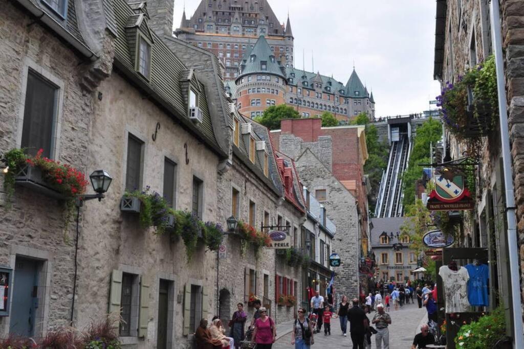Lit King - 1Ch Bien Situe Pour Decouvrir Quebec Apartment ภายนอก รูปภาพ