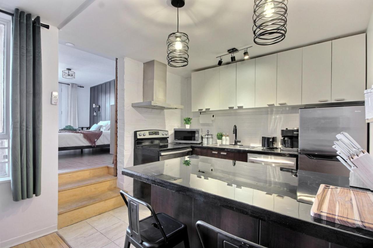 Lit King - 1Ch Bien Situe Pour Decouvrir Quebec Apartment ภายนอก รูปภาพ